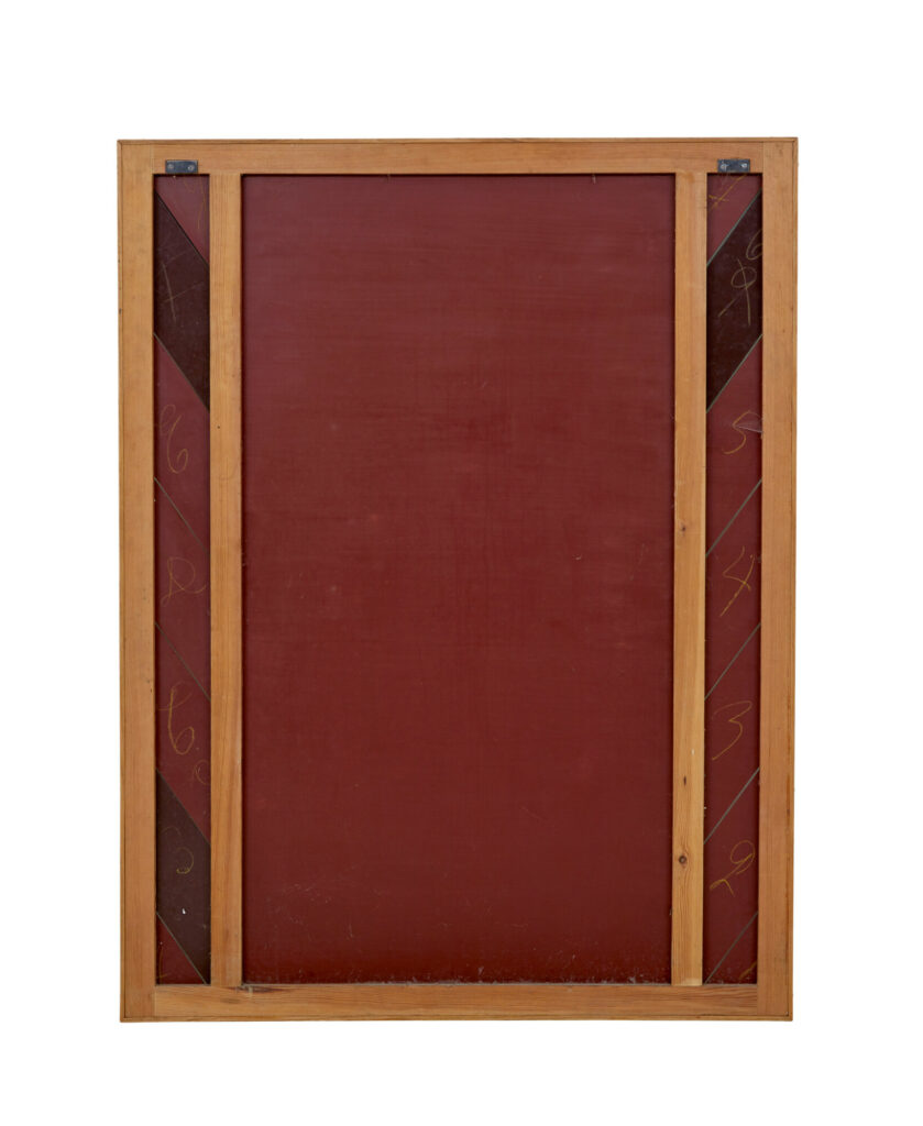 Large Mid Century Scandinavian Wall Mirror — image 6