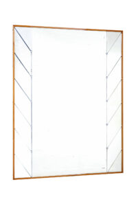 Large Mid Century Scandinavian Wall Mirror — thumbnail 1