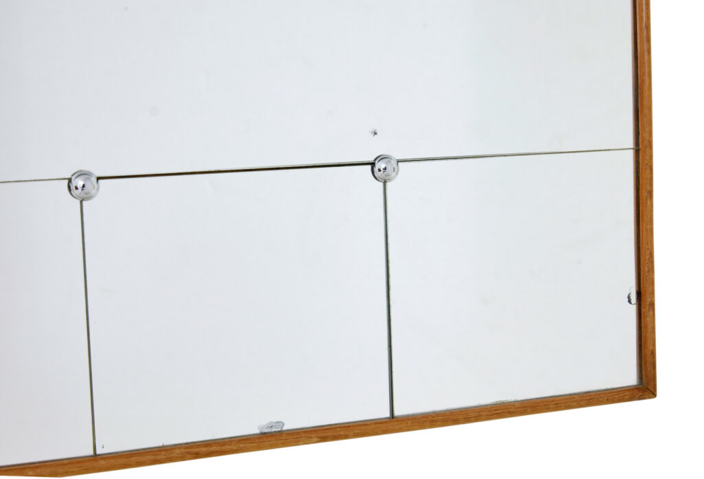 Mid Century Swedish Decorative Wall Mirror — image 3