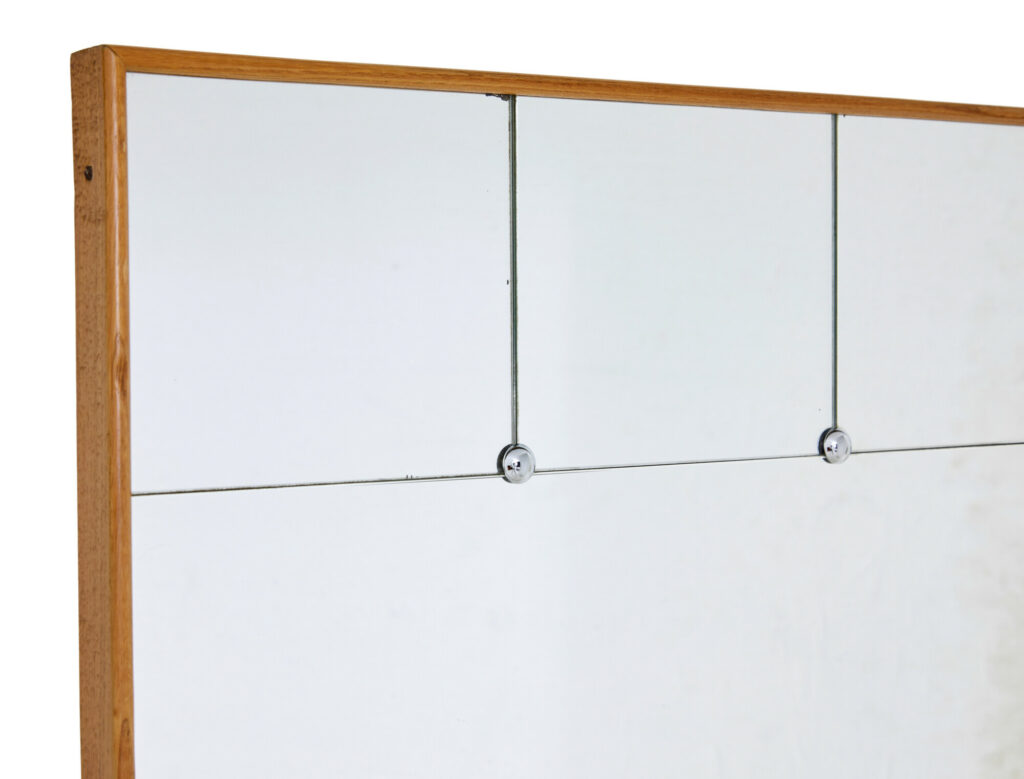 Mid Century Swedish Decorative Wall Mirror — image 5