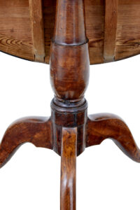 Swedish 19th Century Alder Root Tilt Top Table — thumbnail 4