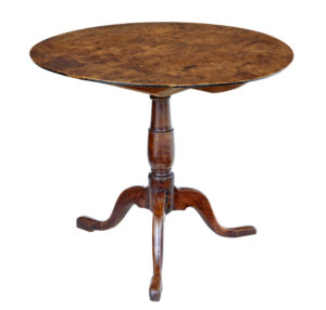 Swedish 19th Century Alder Root Tilt Top Table — thumbnail 1