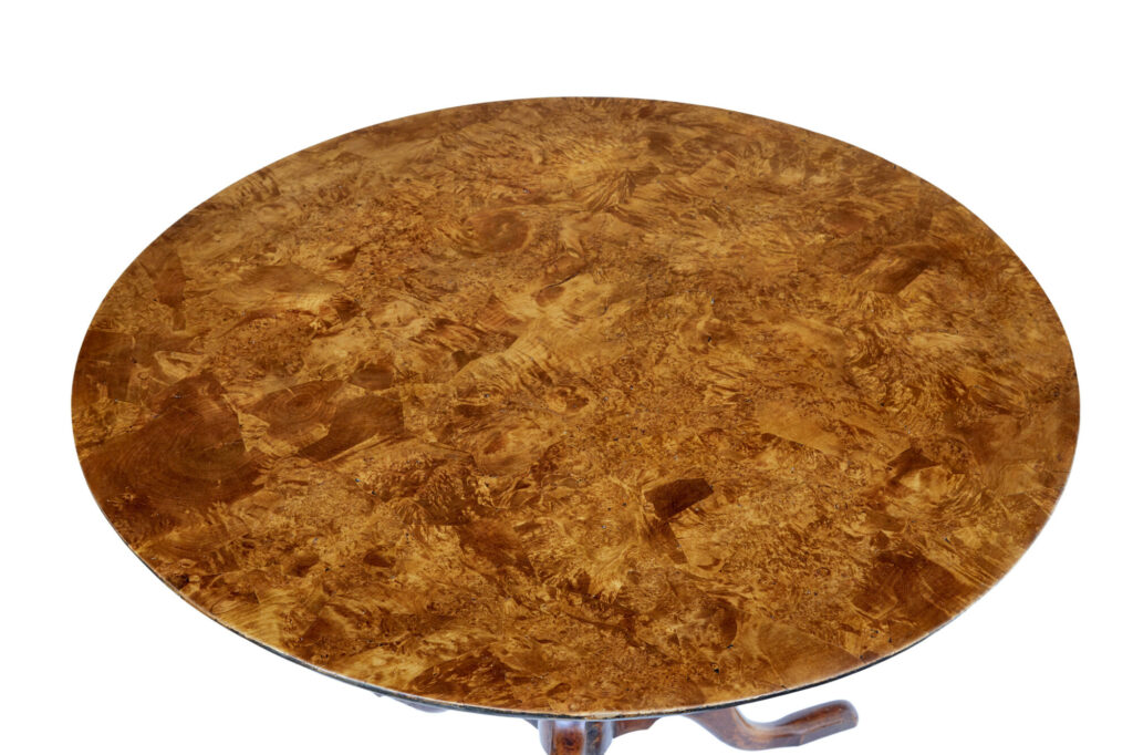 Swedish 19th Century Alder Root Tilt Top Table — image 3