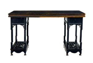 19th Century Chinese Black Lacquered Desk — thumbnail 6