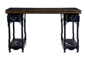 19th Century Chinese Black Lacquered Desk — thumbnail 8