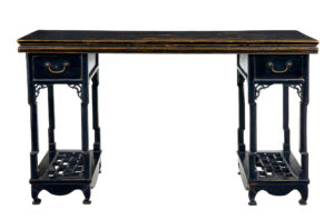 19th Century Chinese Black Lacquered Desk — thumbnail 9
