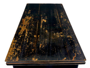 19th Century Chinese Black Lacquered Desk — thumbnail 3