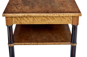 Early 20th Century Art Deco Birch Serving Table — thumbnail 2