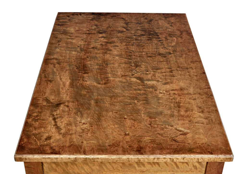 Early 20th Century Art Deco Birch Serving Table — image 3
