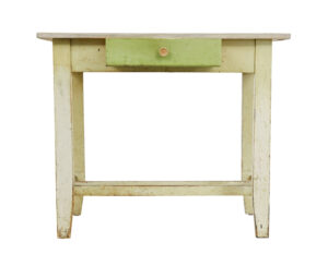 19th Century Green Painted Scandinavian Side Table — thumbnail 6