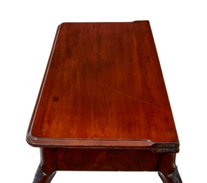 19th Century Carved Mahogany Games Table — thumbnail 2