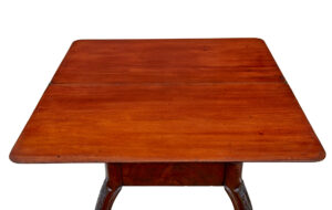 19th Century Carved Mahogany Games Table — thumbnail 4