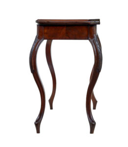 19th Century Carved Mahogany Games Table — thumbnail 6