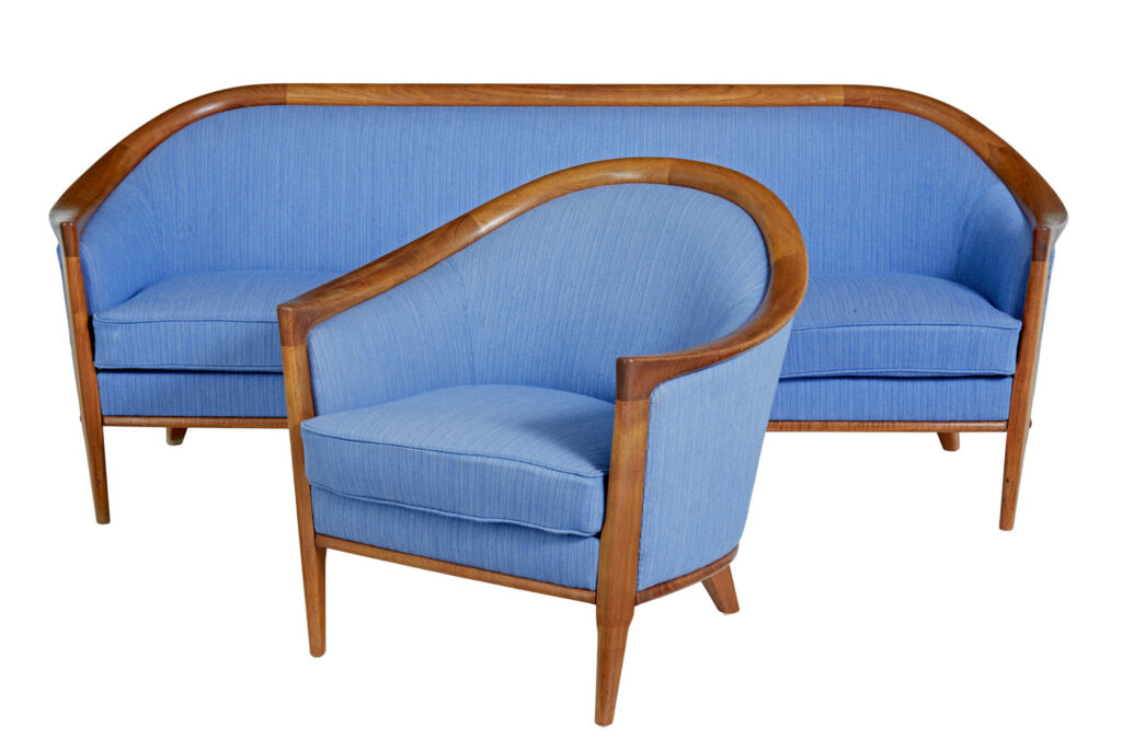 Mid Century Sofa and Armchair by Andersson