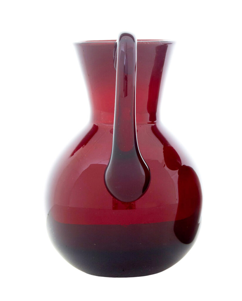 2 Piece’s of 1950’s Red Art Glass by Monica Bratt — image 5