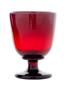 2 Piece’s of 1950’s Red Art Glass by Monica Bratt — thumbnail 3