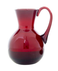 2 Piece’s of 1950’s Red Art Glass by Monica Bratt — thumbnail 2