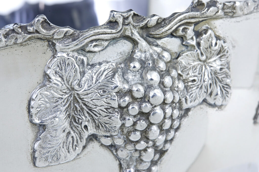 Victorian Influenced Silver Plated Punch Bowl — image 3