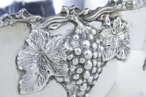 Victorian Influenced Silver Plated Punch Bowl — thumbnail 3