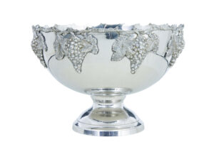 Victorian Influenced Silver Plated Punch Bowl — thumbnail 1