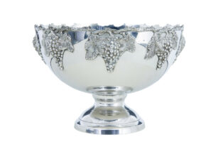 Victorian Influenced Silver Plated Punch Bowl — thumbnail 2