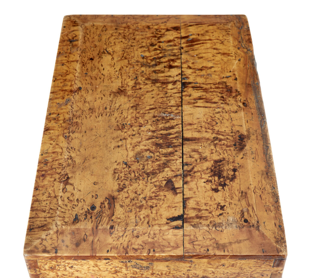 19th Century Burr Birch Sugar Box — image 2