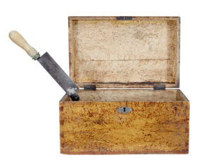 19th Century Burr Birch Sugar Box — thumbnail 5