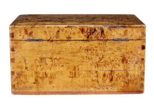 19th Century Burr Birch Sugar Box — thumbnail 9