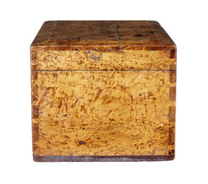 19th Century Burr Birch Sugar Box — thumbnail 8