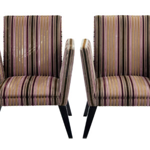 PAIR OF CONTEMPORARY LOUNGE ARMCHAIRS