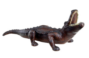 20th Century Decorative Leather Model of A Crocodile — thumbnail 7