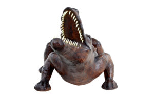 20th Century Decorative Leather Model of A Crocodile — thumbnail 6