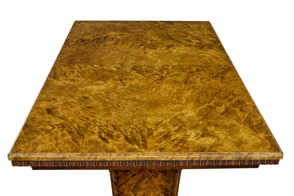 Mid 20th Century Swedish Birch Extending Dining Table by Bodafors Smf — image 3
