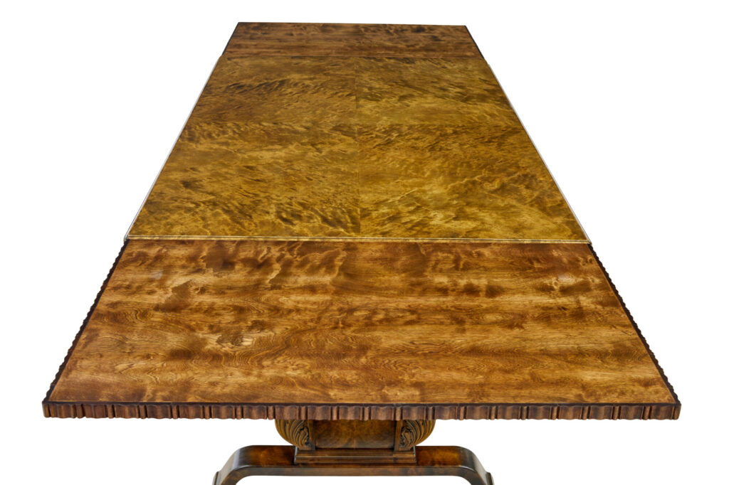 Mid 20th Century Swedish Birch Extending Dining Table by Bodafors Smf — image 4