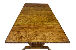 Mid 20th Century Swedish Birch Extending Dining Table by Bodafors Smf — thumbnail 5