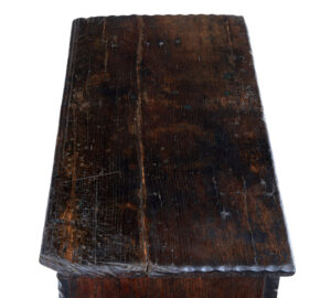 18th Century Carved Oak Coffer — thumbnail 3