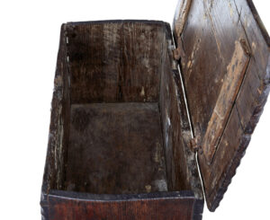 18th Century Carved Oak Coffer — thumbnail 2