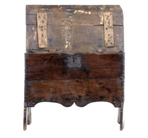 18th Century Carved Oak Coffer — thumbnail 8
