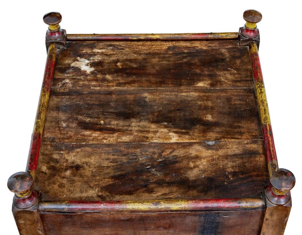 2 19th Century Moroccan Low Bedside Tables — image 3