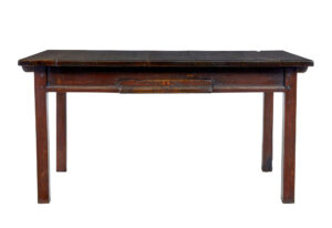 18th Century Rustic Swedish Walnut and Painted Kitchen Table — thumbnail 8