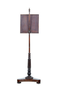 19th Century William Iv Mahogany Pole Screen — thumbnail 5
