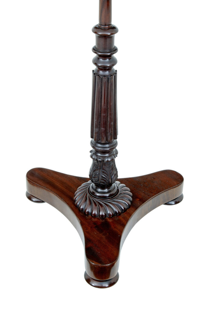 19th Century William Iv Mahogany Pole Screen — image 2
