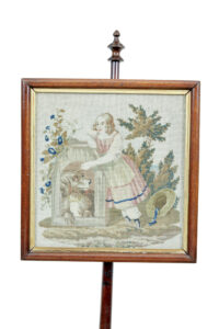 19th Century William Iv Mahogany Pole Screen — thumbnail 4