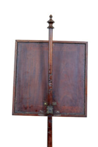 19th Century William Iv Mahogany Pole Screen — thumbnail 3