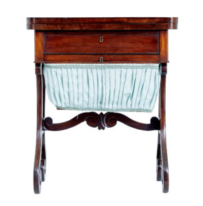 Early Victorian Mahogany Sewing Table — thumbnail 5
