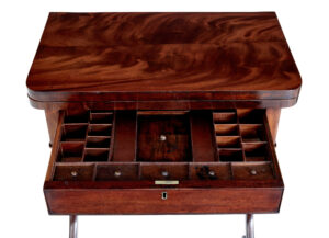 Early Victorian Mahogany Sewing Table — thumbnail 7