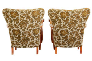 Pair of Mid Century Elm Scandinavian Armchairs — thumbnail 2