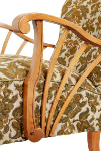 Pair of Mid Century Elm Scandinavian Armchairs — thumbnail 7