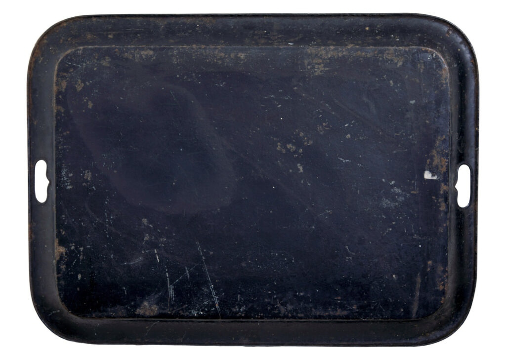 Rare 19th Century Toleware Tray Battle of Waterloo — image 2