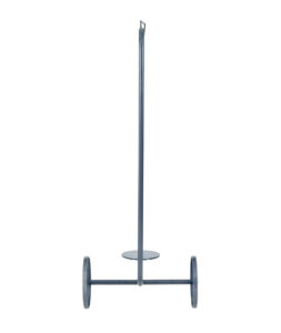 Mid 20th Century Scandinavian Steel Mobile Clothes Rail — thumbnail 3